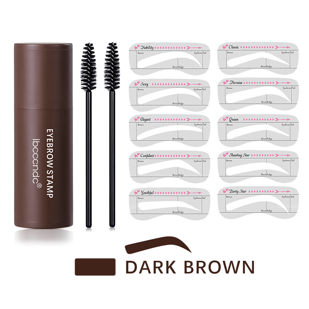 Browtastic Eyebrow Kit | Includes Eyebrow Stencils and Stamp for Perfect Shape 7