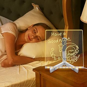 DoodleGlow Drawing Pad | LED, Mess-Free with 7 Colored Pens 7