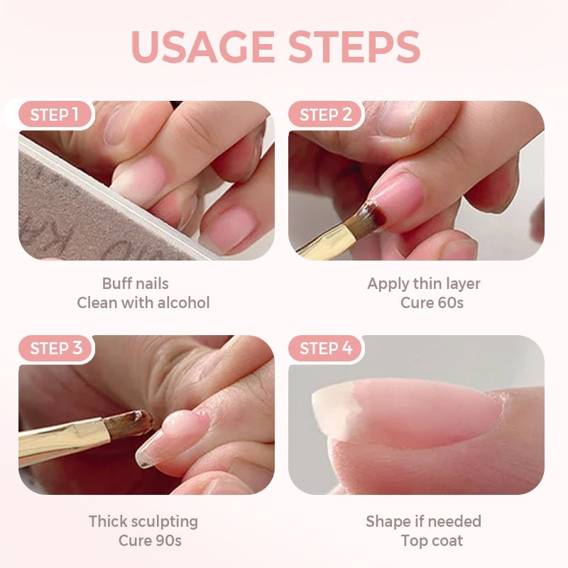 Nivora Clear Builder Gel Nail Extension Base Product Image 09