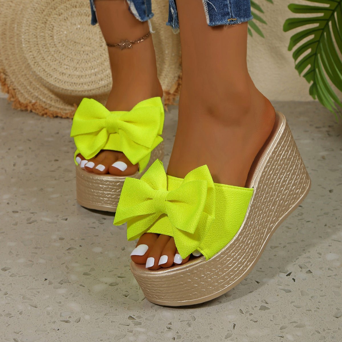 Tessa Platform Wedge Sandals Open Toe Flatform Heel Product Image 11