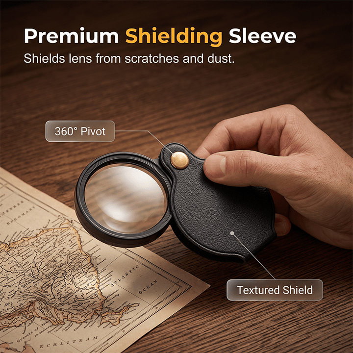 15X Pocket Magnifier Folding Protective Case Product Image 03