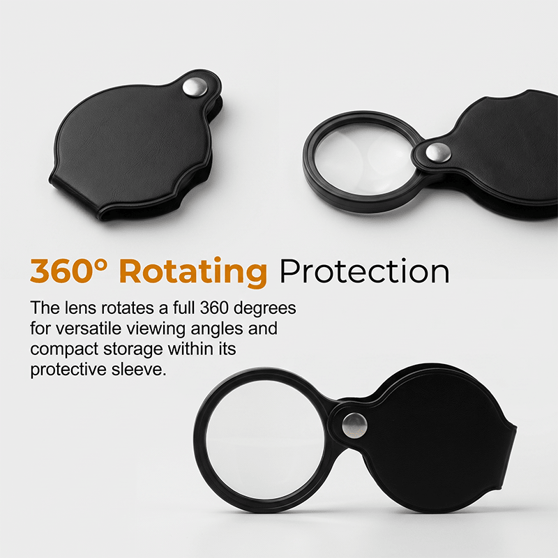 15X Pocket Magnifier Folding Protective Case Product Image 09