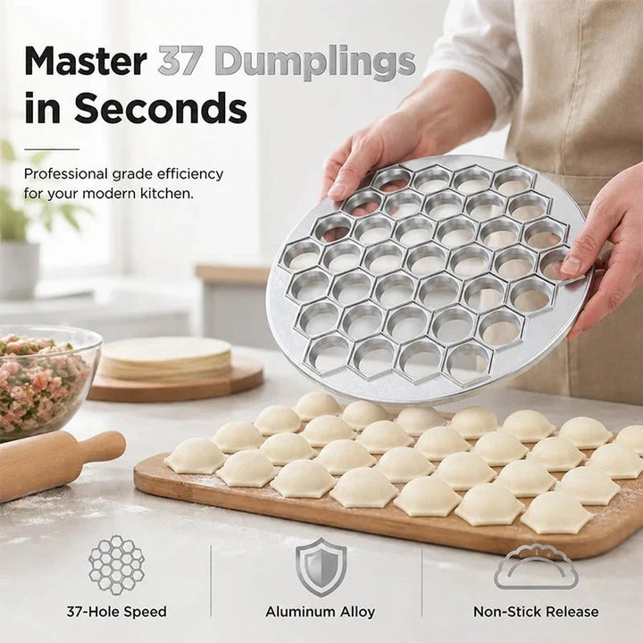 37 Hole Aluminum Dumpling Mold Product Image 01