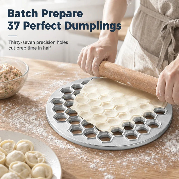 37 Hole Aluminum Dumpling Mold Product Image 02