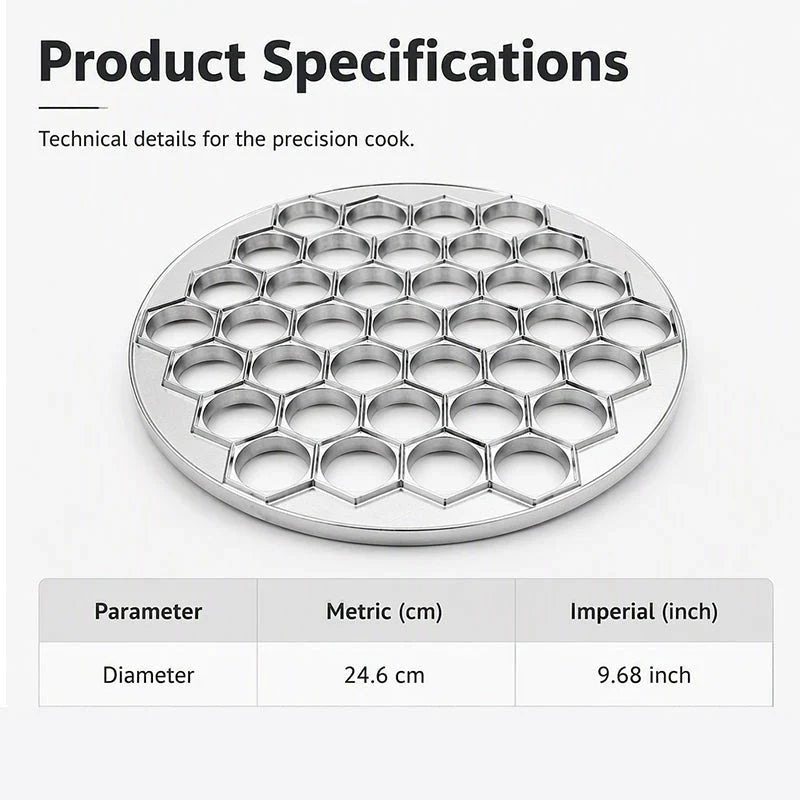 37 Hole Aluminum Dumpling Mold Product Image 07