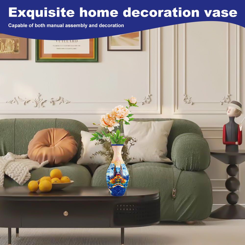 3D Puzzle Flower Vase Kit Product Image 03