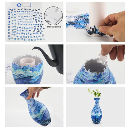 3D Puzzle Flower Vase Kit Product Image 05
