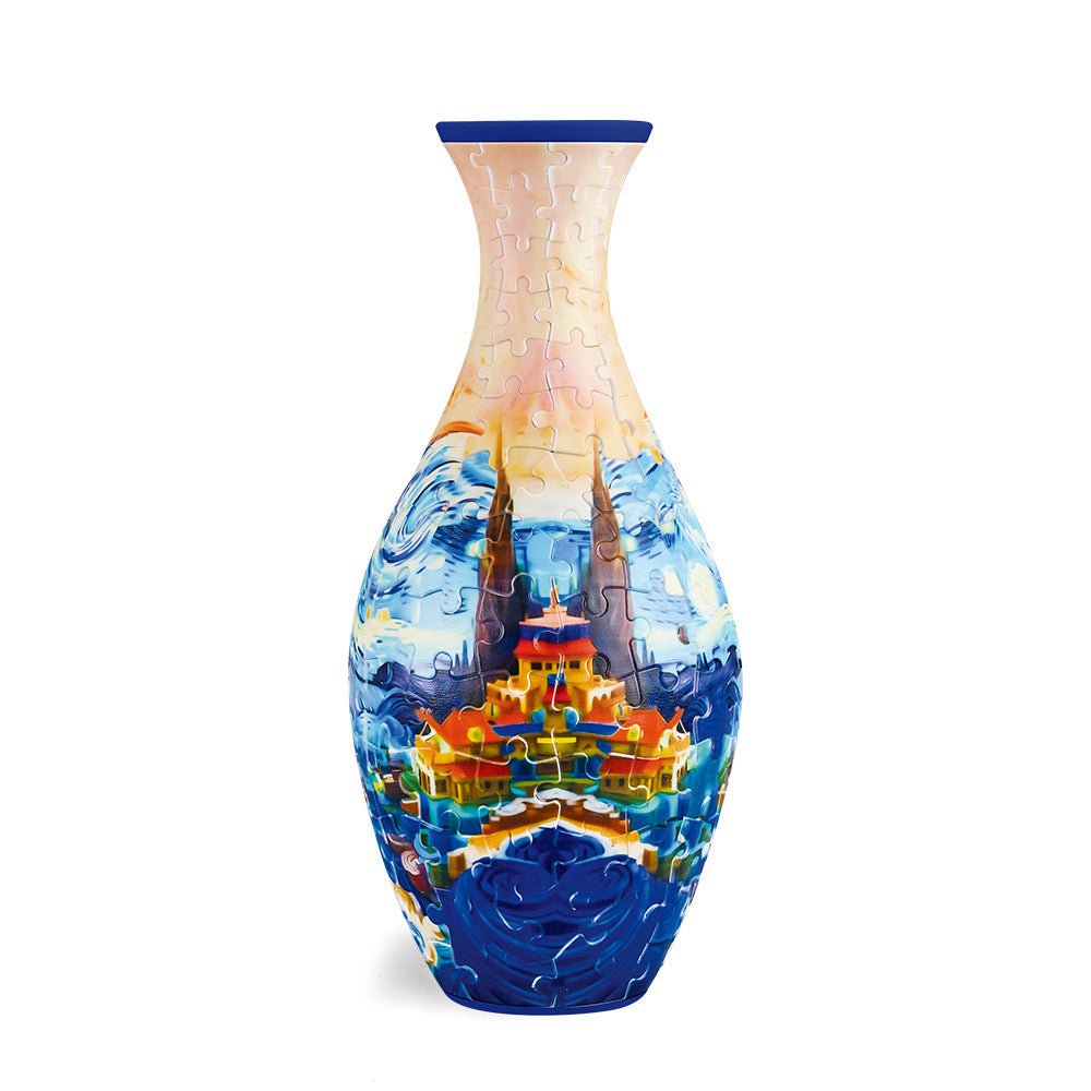3D Puzzle Flower Vase Kit Product Image 09