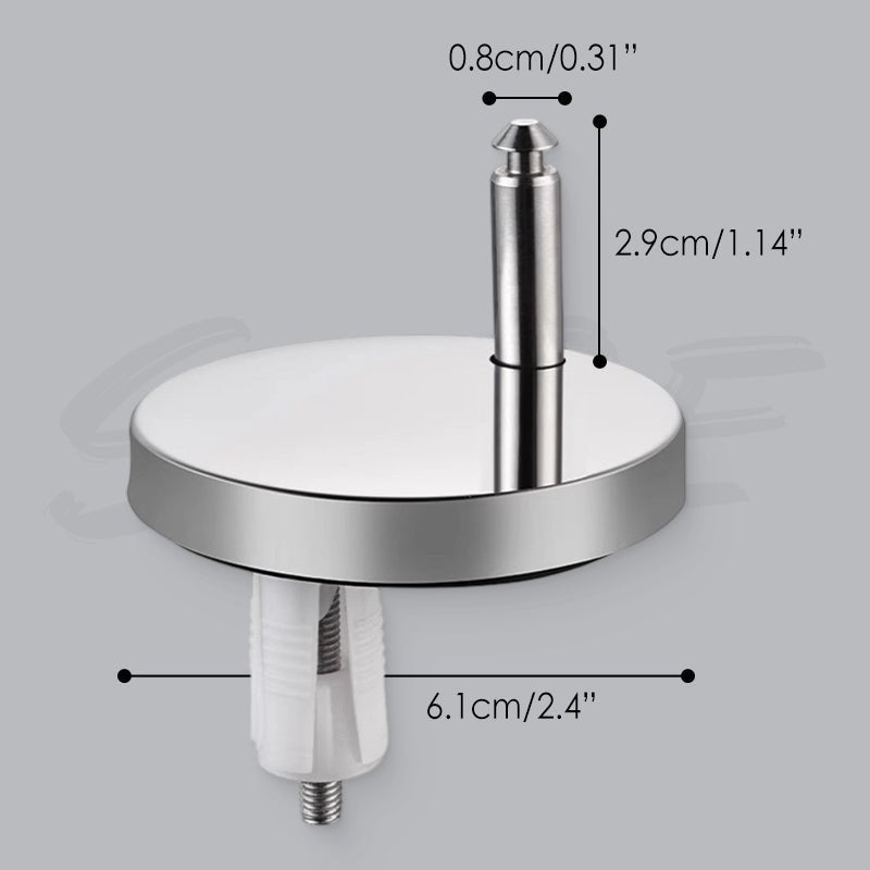 AquaBolt Pro Toilet Seat Screws | Heavy-Duty 304 Stainless Steel, Rust-Resistant Bolts 6