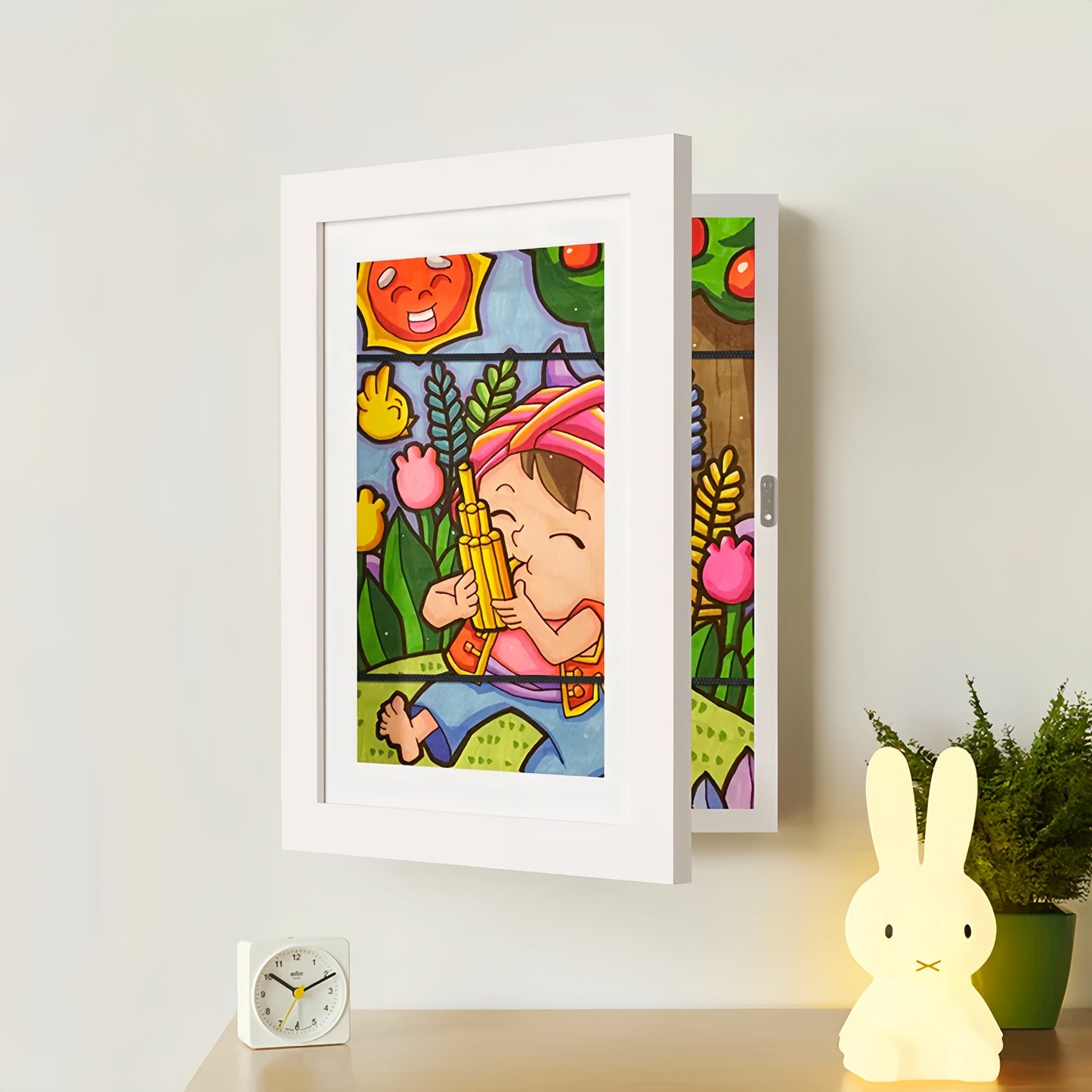 ArtKeepsafe Kids Drawing Frame | Elegant Memory Storage for Up to 150 Pieces 0