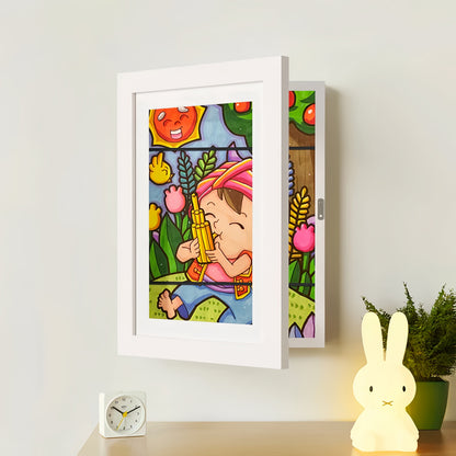 ArtKeepsafe Kids Drawing Frame | Elegant Memory Storage for Up to 150 Pieces 0