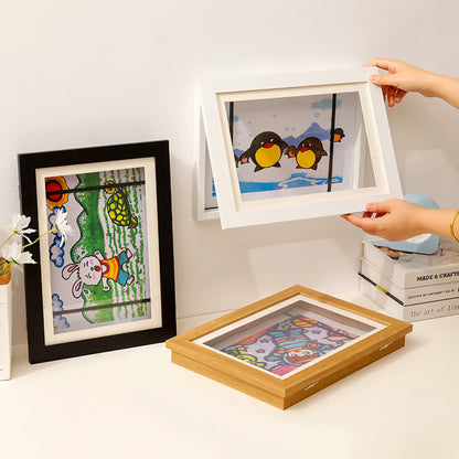 ArtKeepsafe Kids Drawing Frame | Elegant Memory Storage for Up to 150 Pieces 3