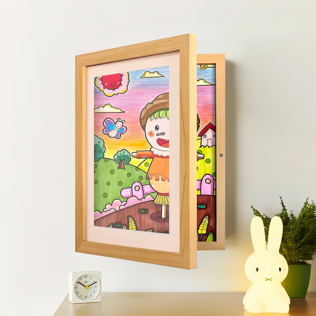 ArtKeepsafe Kids Drawing Frame | Elegant Memory Storage for Up to 150 Pieces 5