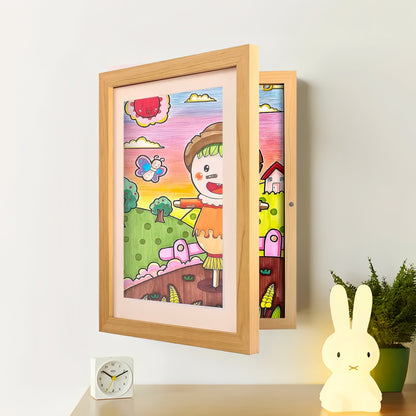 ArtKeepsafe Kids Drawing Frame | Elegant Memory Storage for Up to 150 Pieces 5