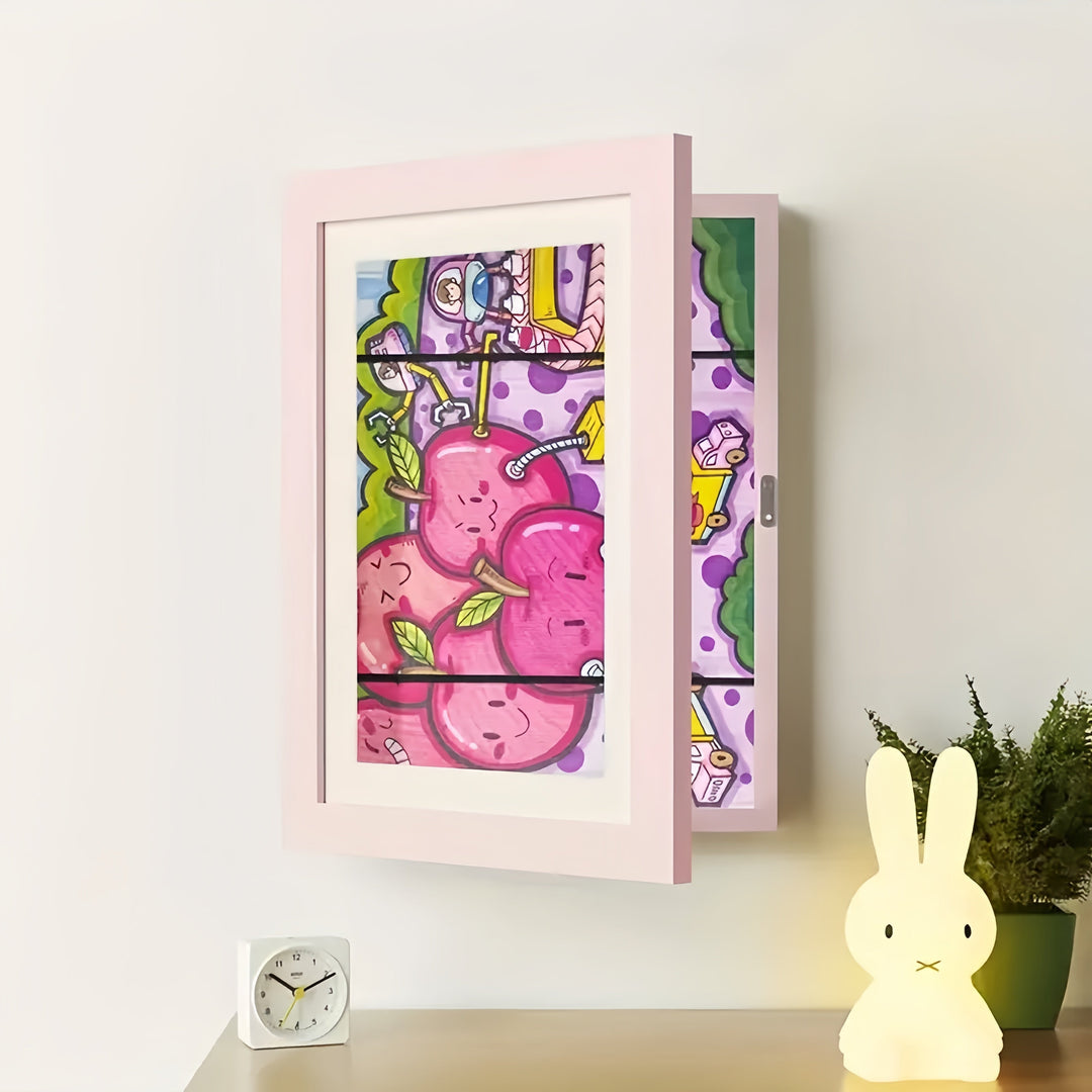 ArtKeepsafe Kids Drawing Frame | Elegant Memory Storage for Up to 150 Pieces 6