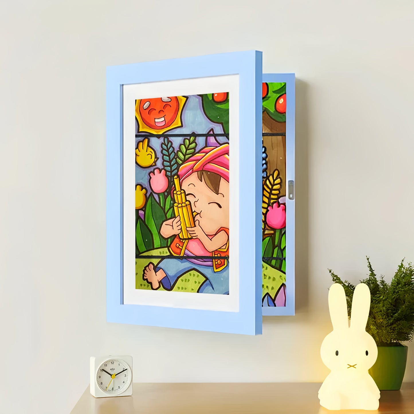 ArtKeepsafe Kids Drawing Frame | Elegant Memory Storage for Up to 150 Pieces 7