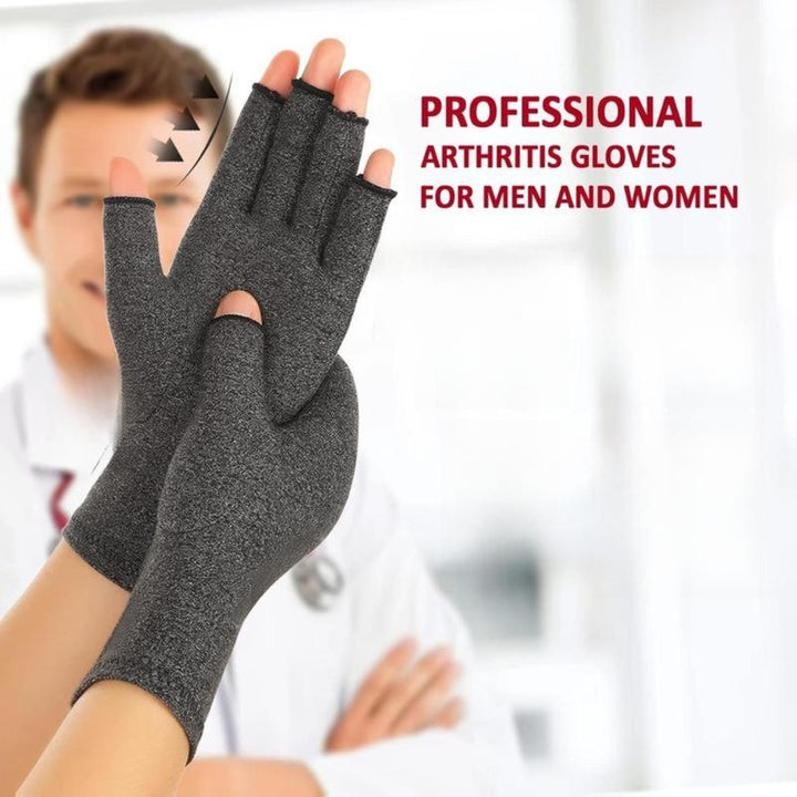 Astra Compression Gloves | Gentle Support for Arthritis, Open-Finger Design 0