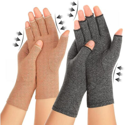 Astra Compression Gloves | Gentle Support for Arthritis, Open-Finger Design 4