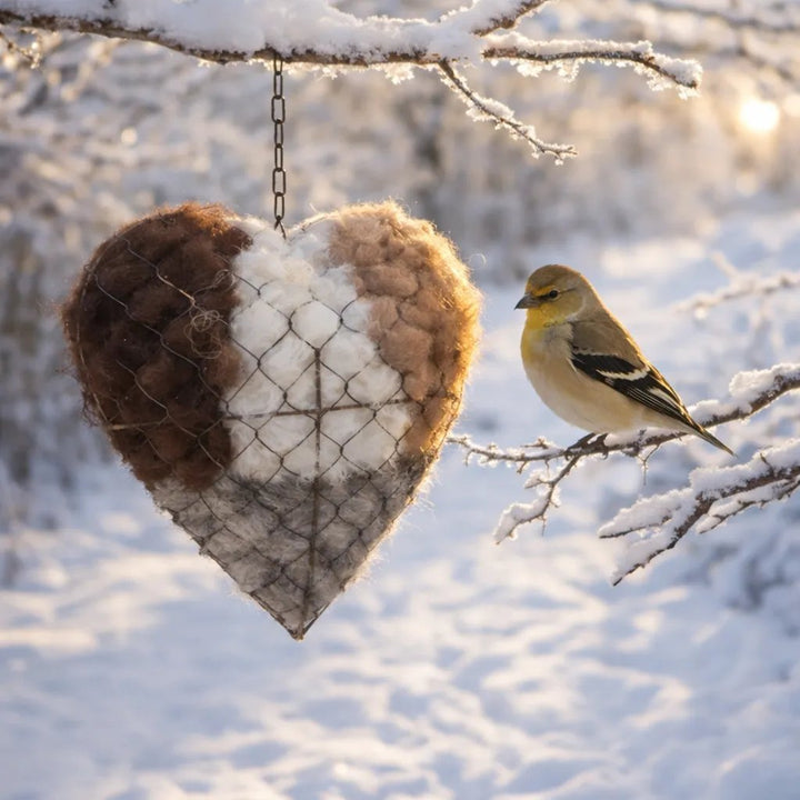 Ava Birdhouse | Soft Alpaca Fiber Sanctuary for Birds 6
