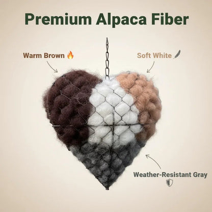 Ava Birdhouse | Soft Alpaca Fiber Sanctuary for Birds 7