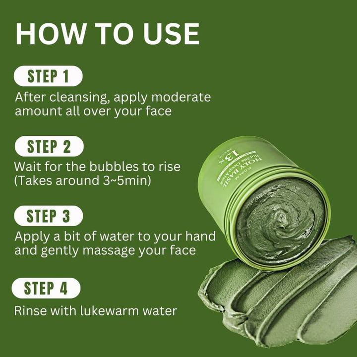Basil Glow Mask | Deep Cleansing, Revitalizing Formula 3