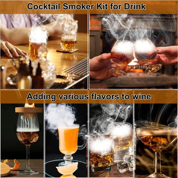Bourbon Infusion Smoker Kit | 8 Flavor Cocktail Smoker for Old Fashioneds 3
