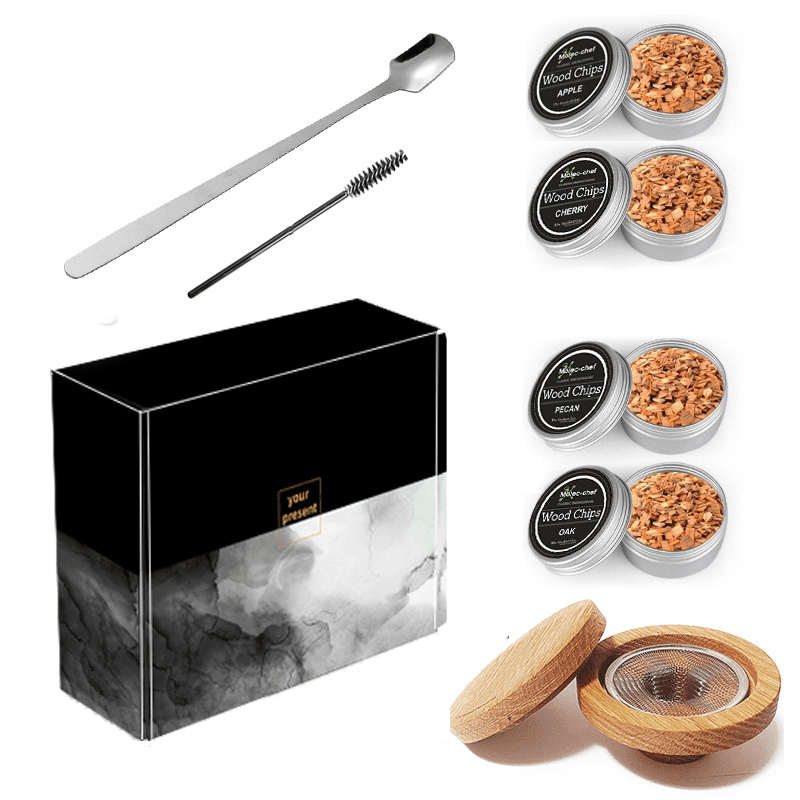 Bourbon Infusion Smoker Kit | 8 Flavor Cocktail Smoker for Old Fashioneds 9