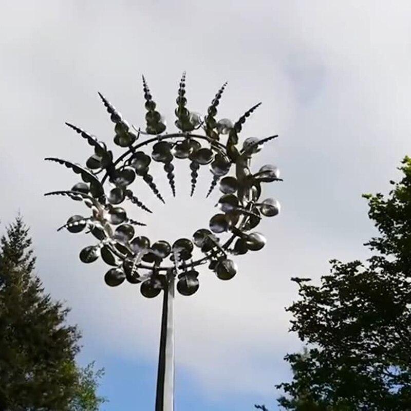 BreezeBallet Wind Spinner | Weatherproof Metal, Mesmerizing Motion 2