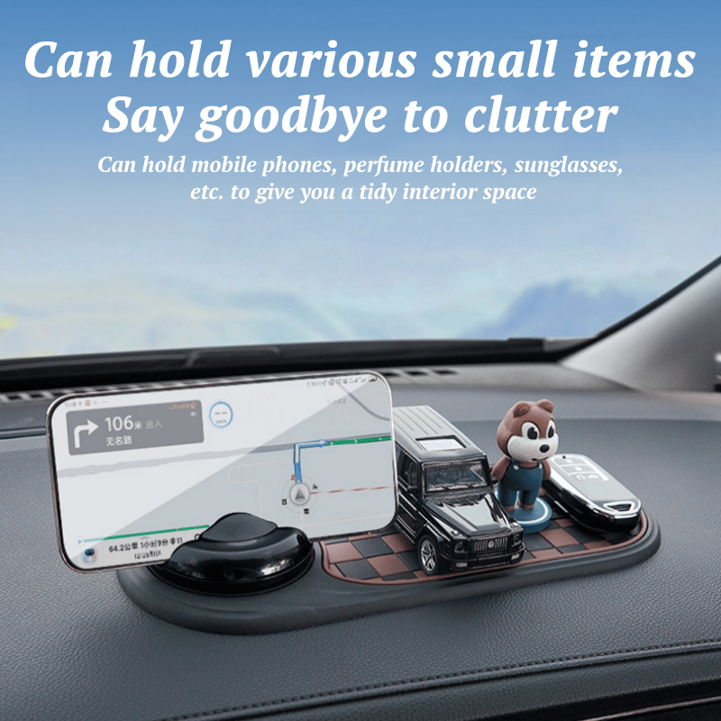 Caro Dashboard Mat | Multi-Functional Organizer, Non-Slip PVC 2
