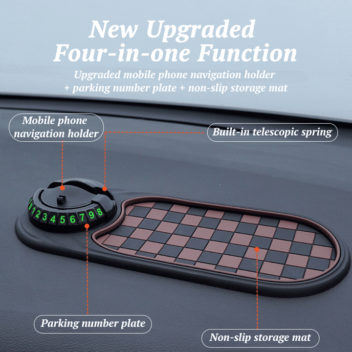 Caro Dashboard Mat | Multi-Functional Organizer, Non-Slip PVC 3