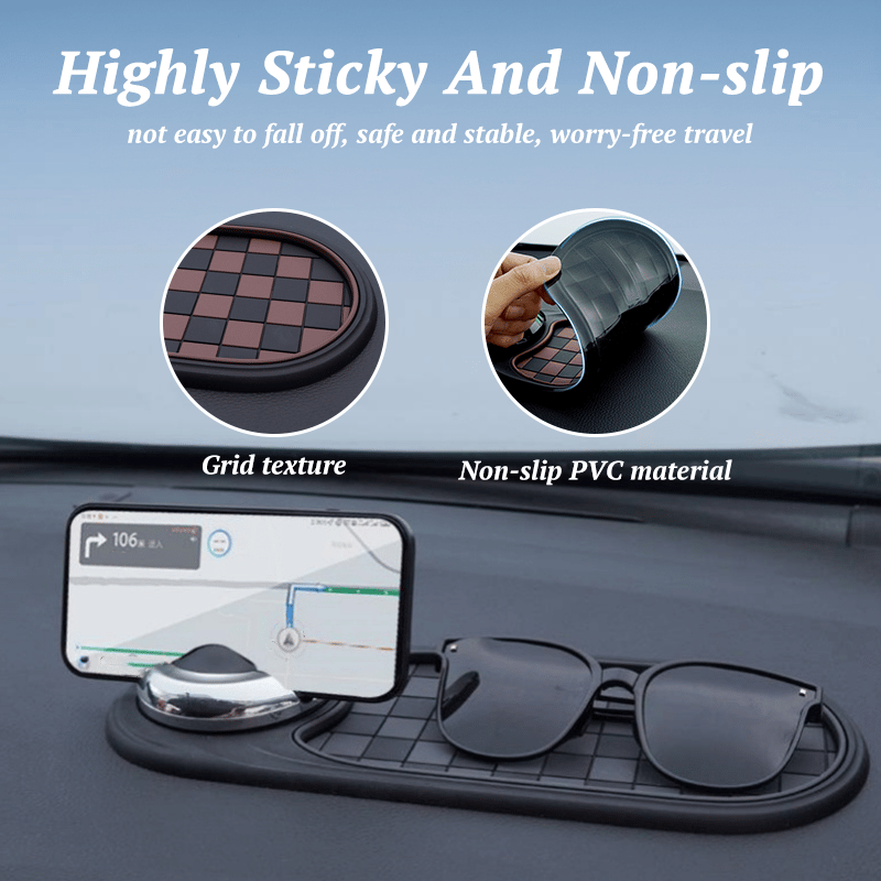 Caro Dashboard Mat | Multi-Functional Organizer, Non-Slip PVC 5