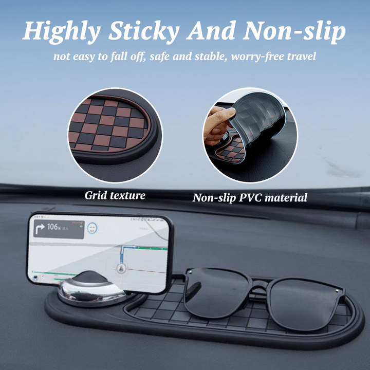 Caro Dashboard Mat | Multi-Functional Organizer, Non-Slip PVC 5