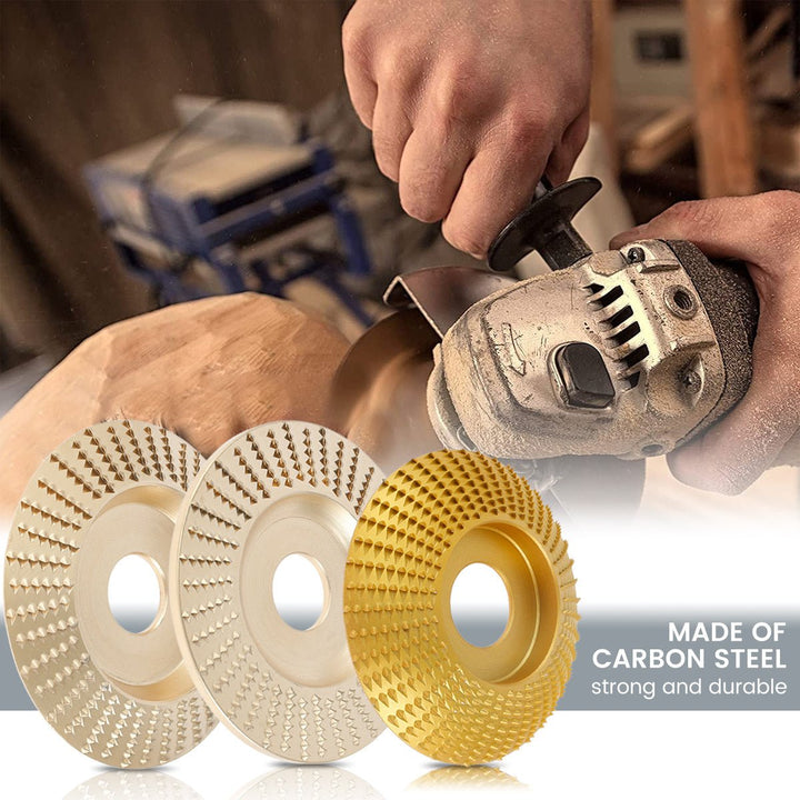 CarvWood Precision Disc | Military-Grade Metal Alloy 4