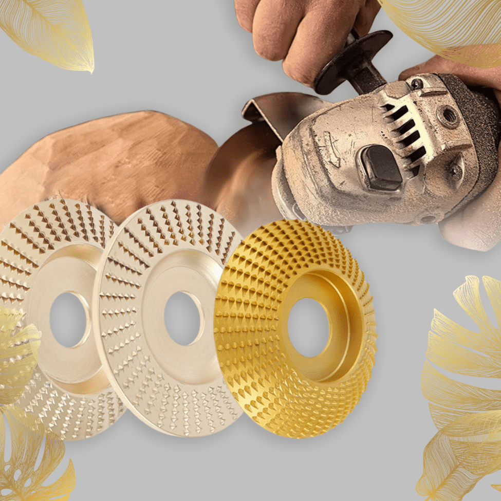 CarvWood Precision Disc | Military-Grade Metal Alloy 6