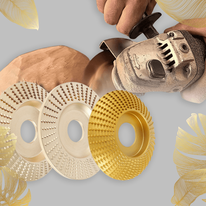 CarvWood Precision Disc | Military-Grade Metal Alloy 6