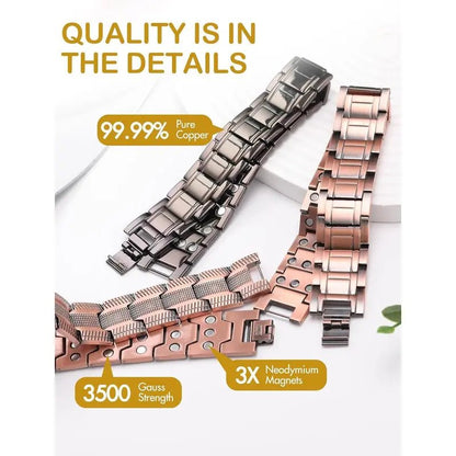 Cobra Magnetic Bracelet | 99.99% Pure Copper, Magnetic Therapy for Wellness 1
