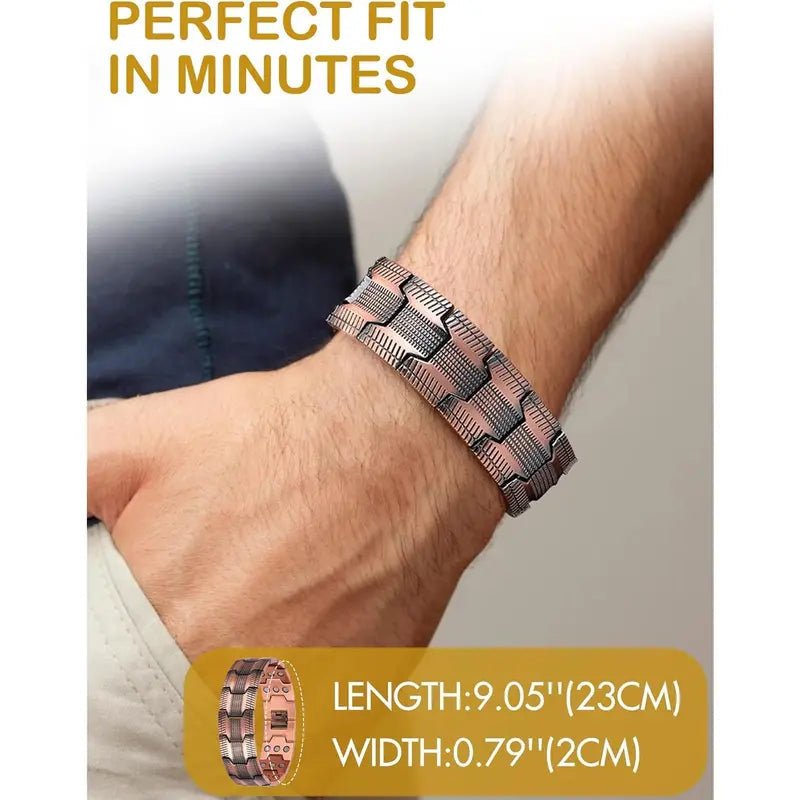 Cobra Magnetic Bracelet | 99.99% Pure Copper, Magnetic Therapy for Wellness 2