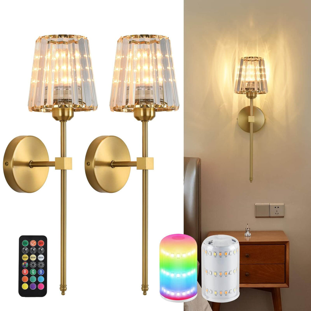 Crisma Wall Sconce | Wireless, USB Rechargeable, Remote Control 1
