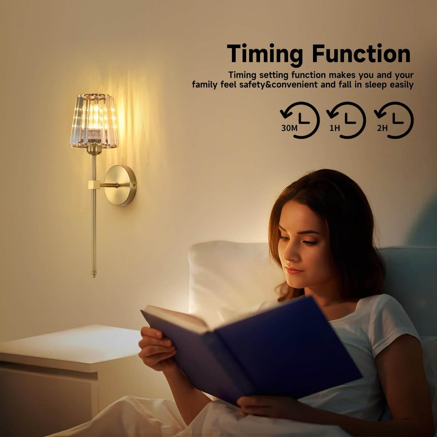 Crisma Wall Sconce | Wireless, USB Rechargeable, Remote Control 7