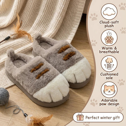 Cuddle Cat Paw Slippers | Ultra-Plush, Warm Comfort for Women 2