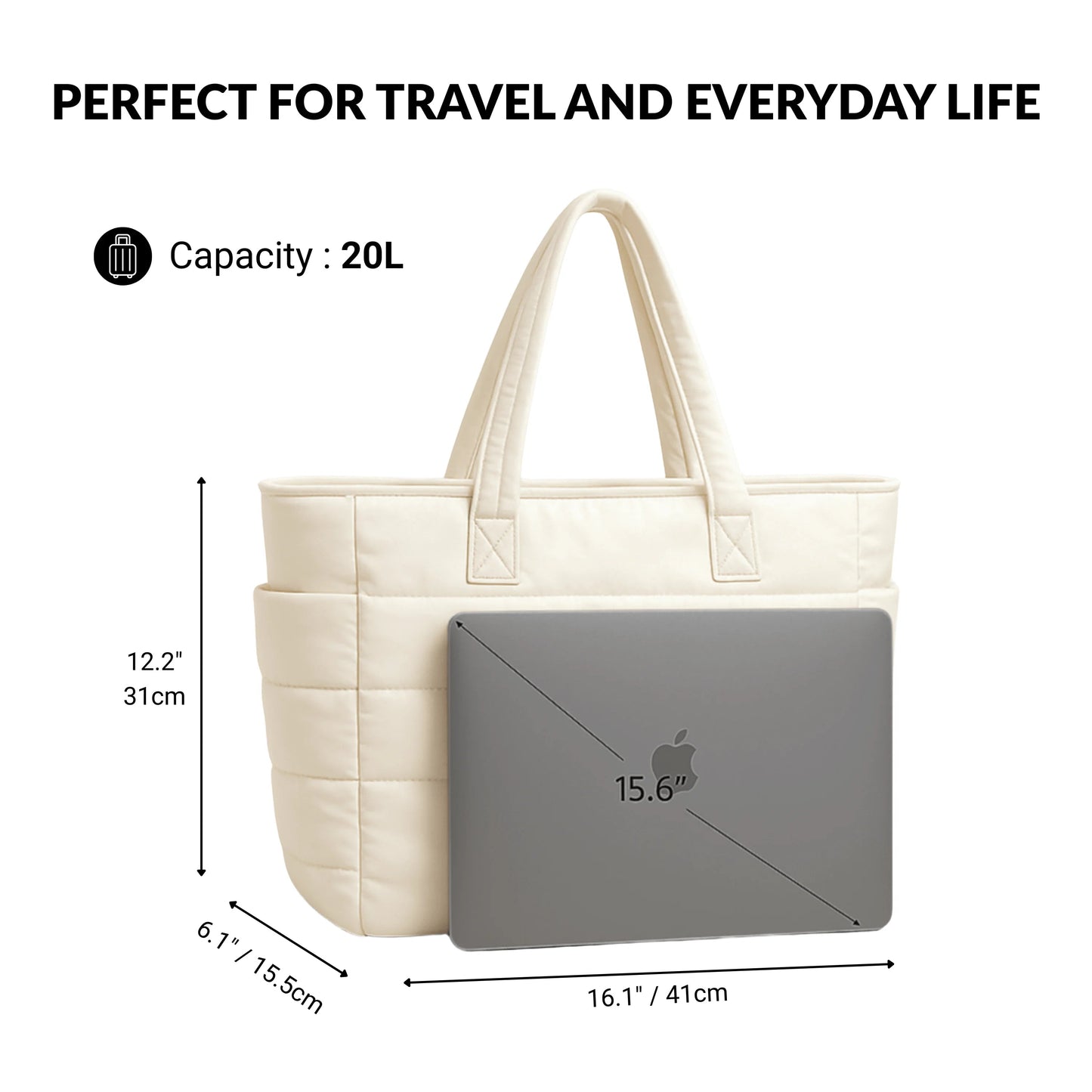 Cumulus Tote Bag | Spacious, Lightweight Beach Bag 7