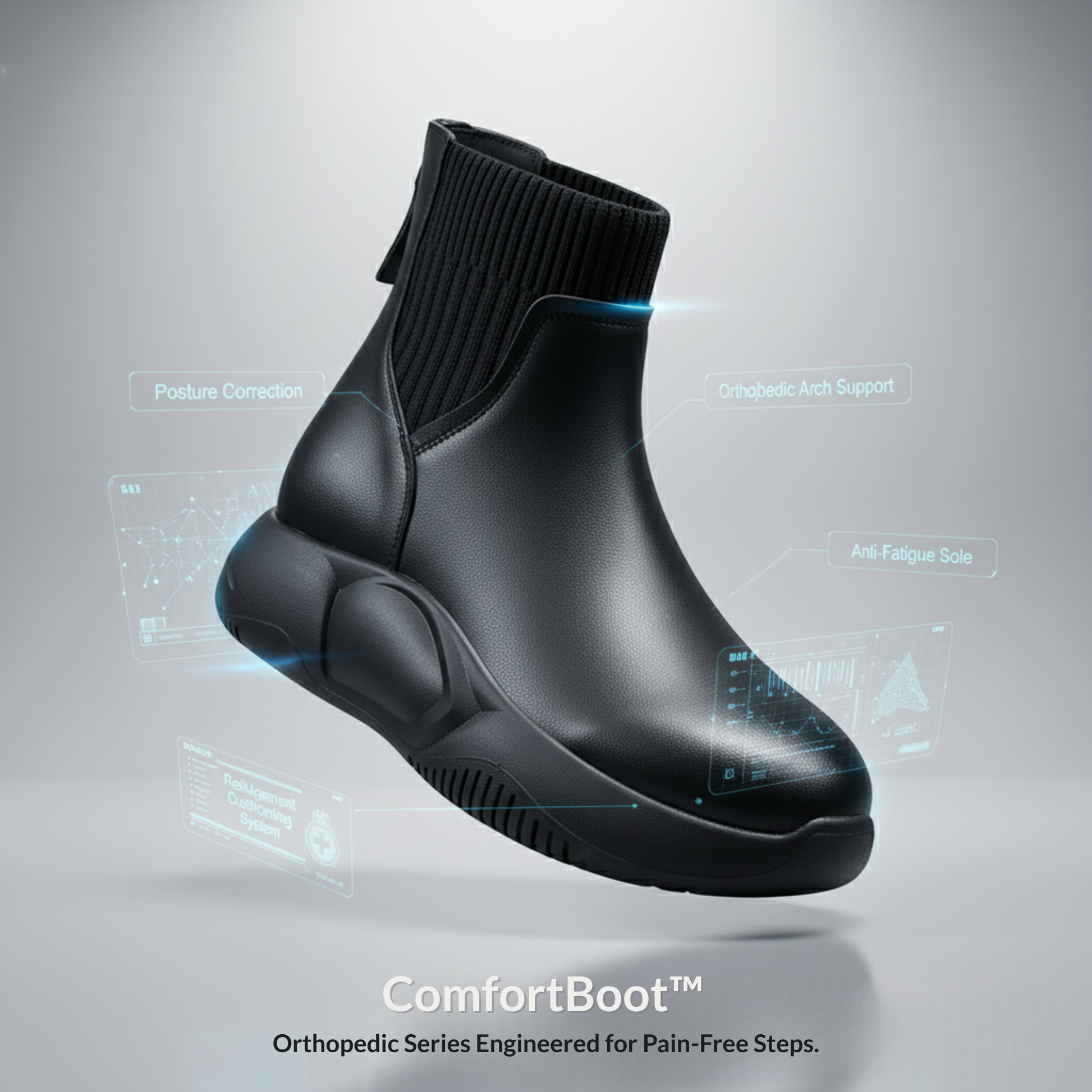 Cura Orthopedic Boots for Women | Built-In Alignment, Non-Slip Sole 1