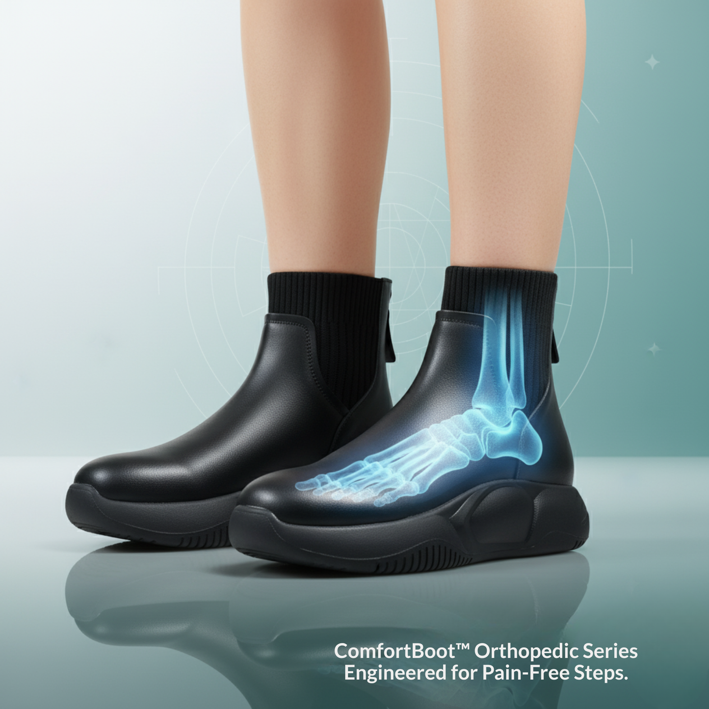 Cura Orthopedic Boots for Women | Built-In Alignment, Non-Slip Sole 4