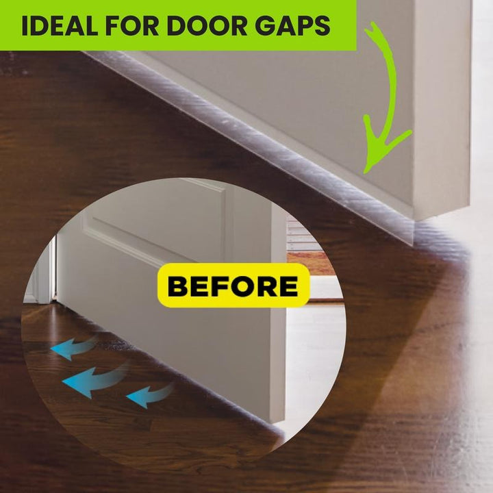 DuraSeal Weather Stripping | Self-Adhesive Silicone Door and Window Seal Strip 2