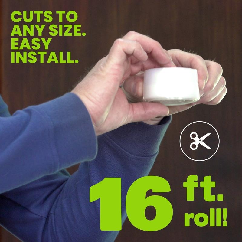 DuraSeal Weather Stripping | Self-Adhesive Silicone Door and Window Seal Strip 4