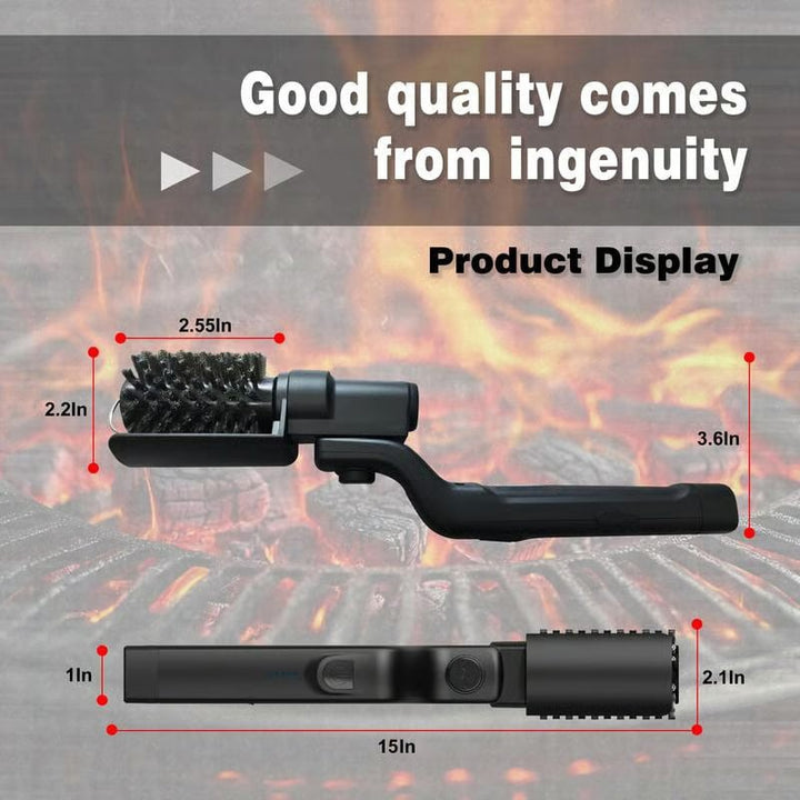 Elektra Grill Brush | Cordless Motorized Grill Cleaner Brush with Ergonomic Design 1