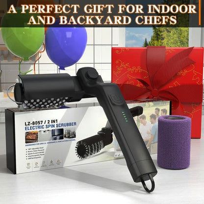 Elektra Grill Brush | Cordless Motorized Grill Cleaner Brush with Ergonomic Design 8