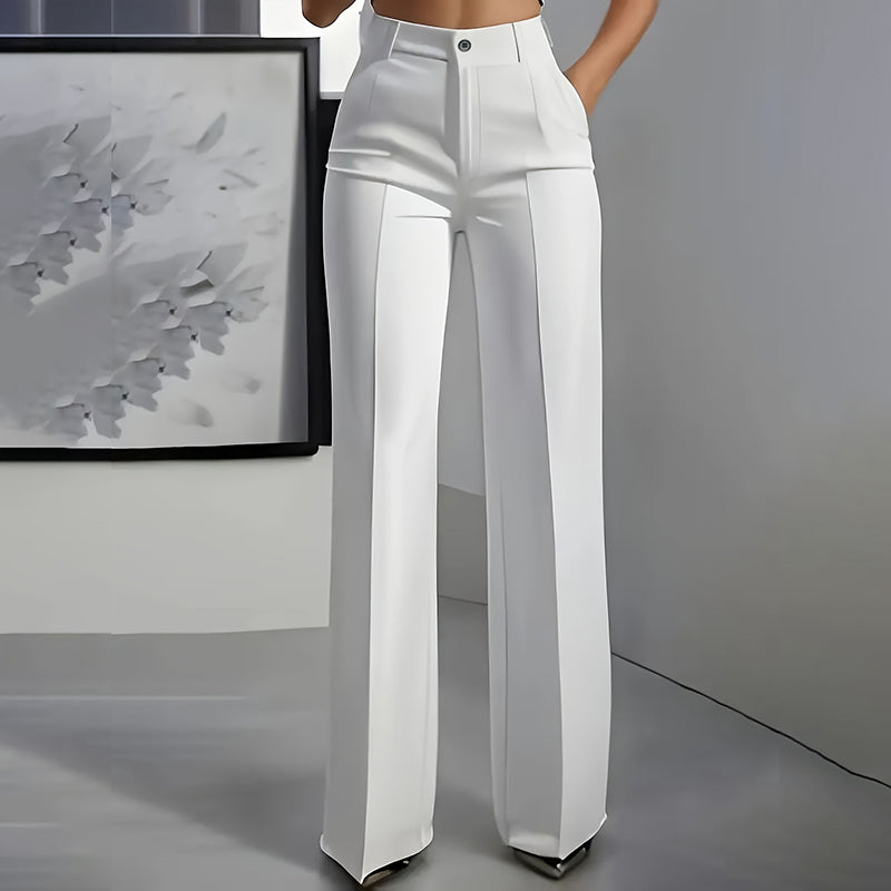 Elysia Palazzo Pants | High-Waisted, Flowy Black Trousers for Women 0