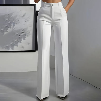 Elysia Palazzo Pants | High-Waisted, Flowy Black Trousers for Women 0
