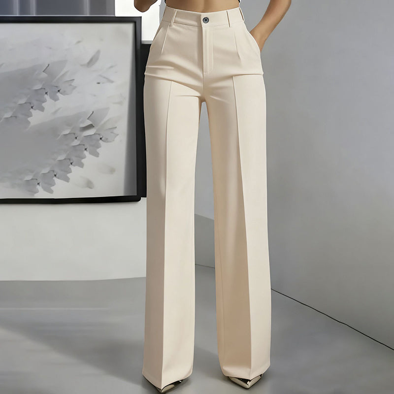 Elysia Palazzo Pants | High-Waisted, Flowy Black Trousers for Women 10